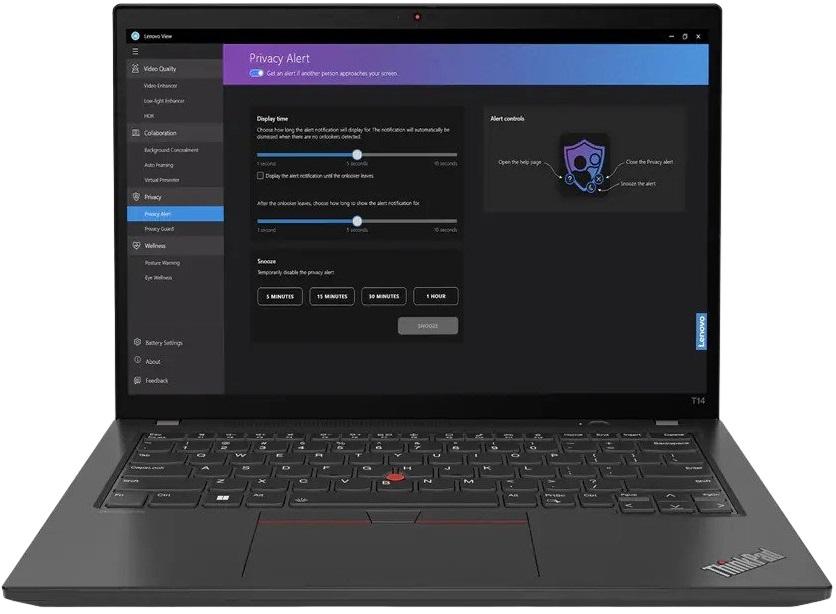 Portátil 14 ThinkPad T14 Gen4 i5 - 1335U 16GB / 512GB SSD + Windows 11 Pro (Preto) - LENOVO