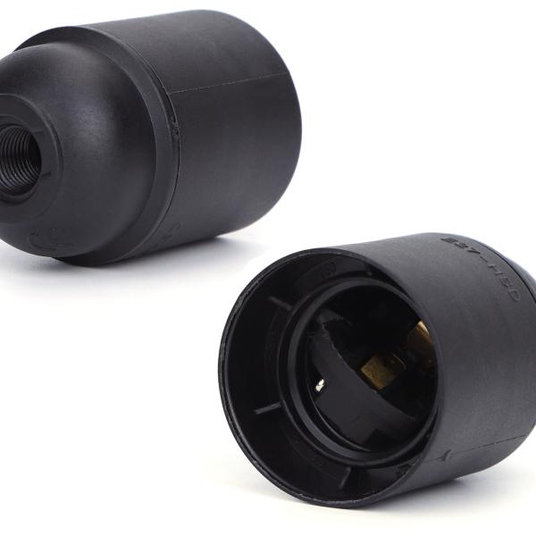 Suporte de Lampada E27 (Preto)
