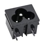 Ficha C.I. Femea Tripolar 2,5A 250V (IEC - C6)
