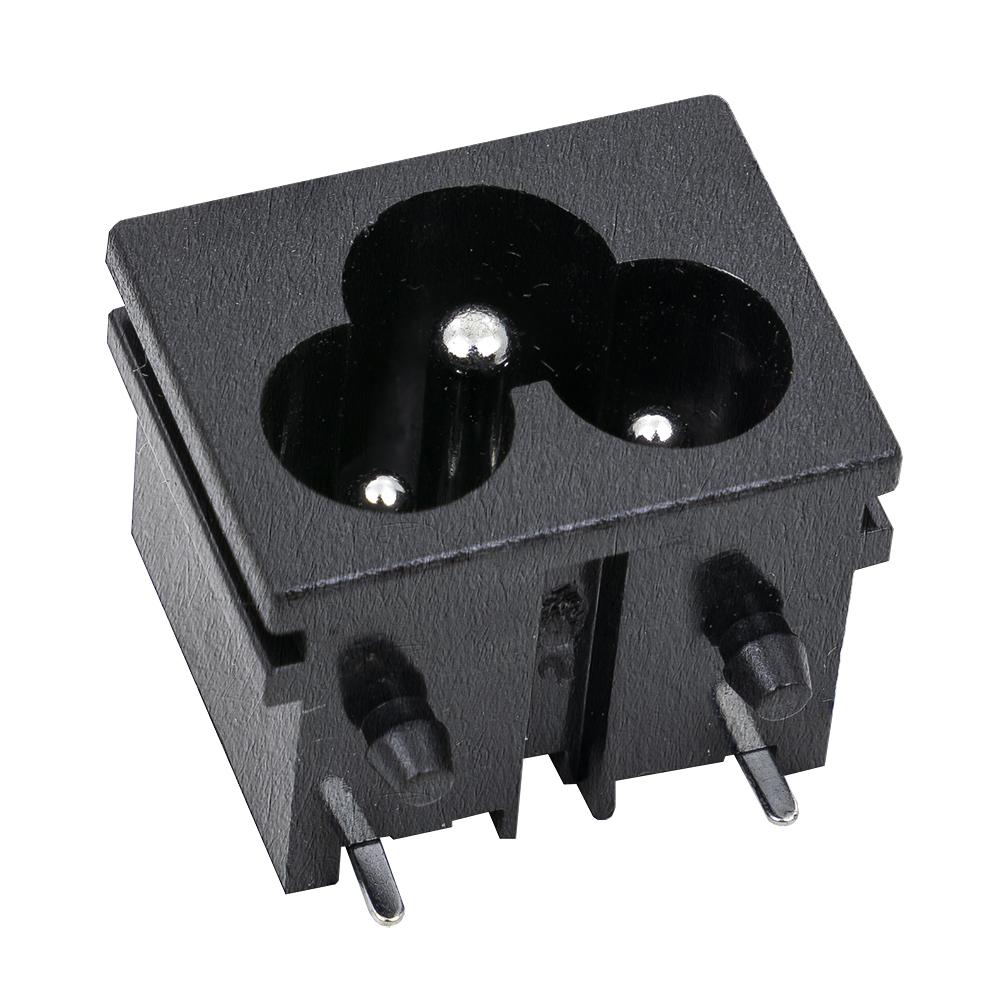 Ficha C.I. Femea Tripolar 2,5A 250V (IEC - C6)