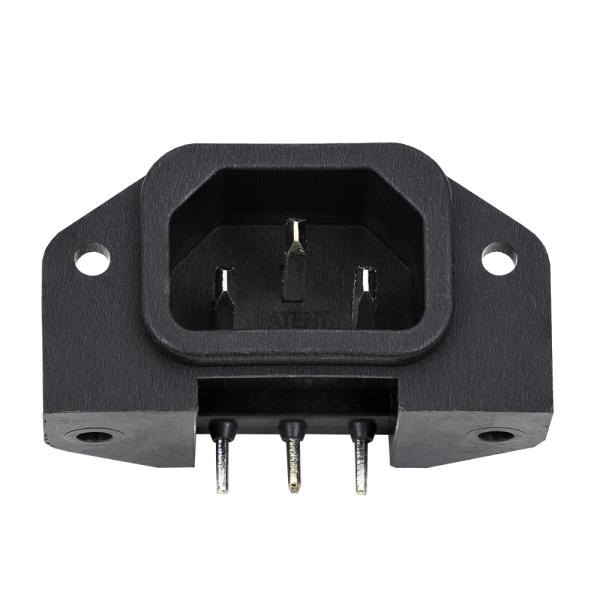 Ficha C.I. Macho Tripolar 10A 250V (IEC - C14)