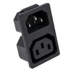 Base de Corrente Tripolar Macho/Femea 10A 250V