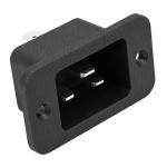 Base de Corrente Tripolar Macho 16A 250V (IEC - C20)