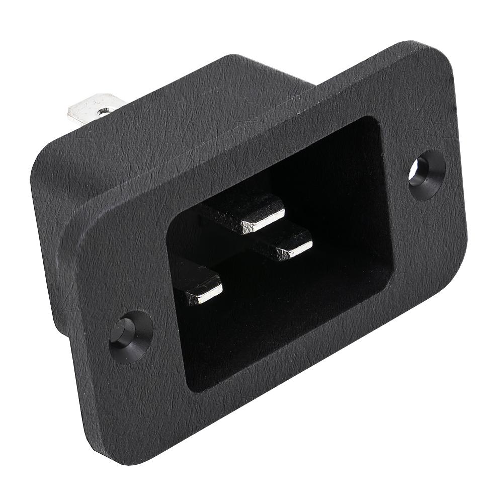 Base de Corrente Tripolar Macho 16A 250V (IEC - C20)