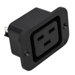 Base de Corrente Tripolar Femea 16A 250V (IEC - C20)