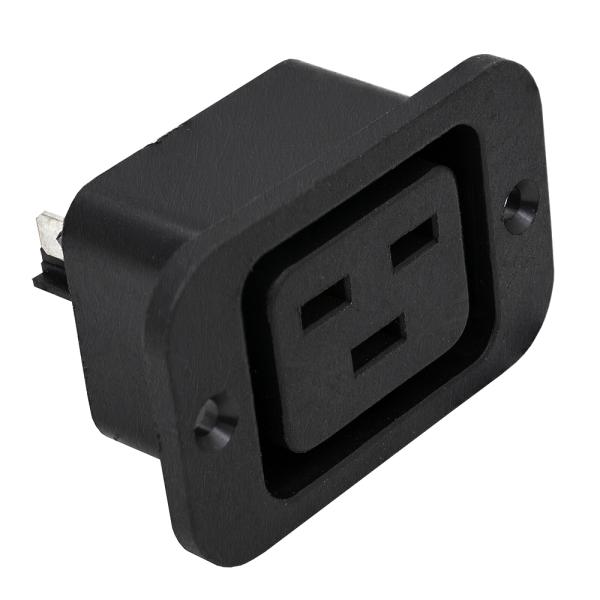 Base de Corrente Tripolar Femea 16A 250V (IEC - C20)