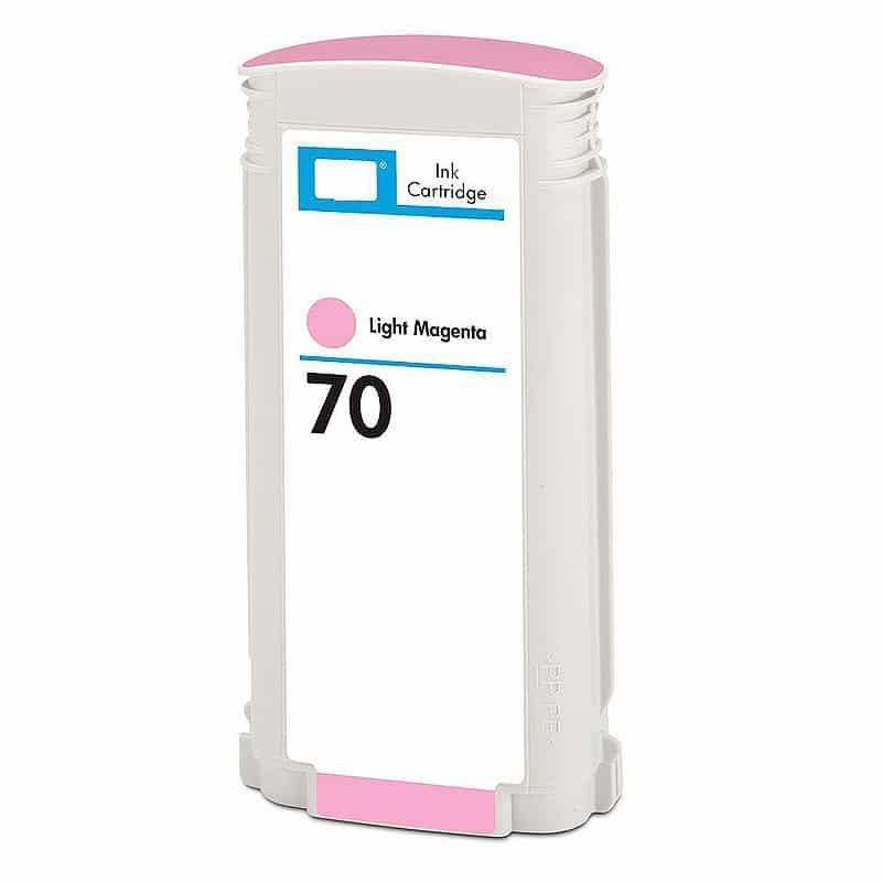 Tinteiro Compatível HP 70 Magenta Claro Substitui C9455A 130mL (Recondicionado)