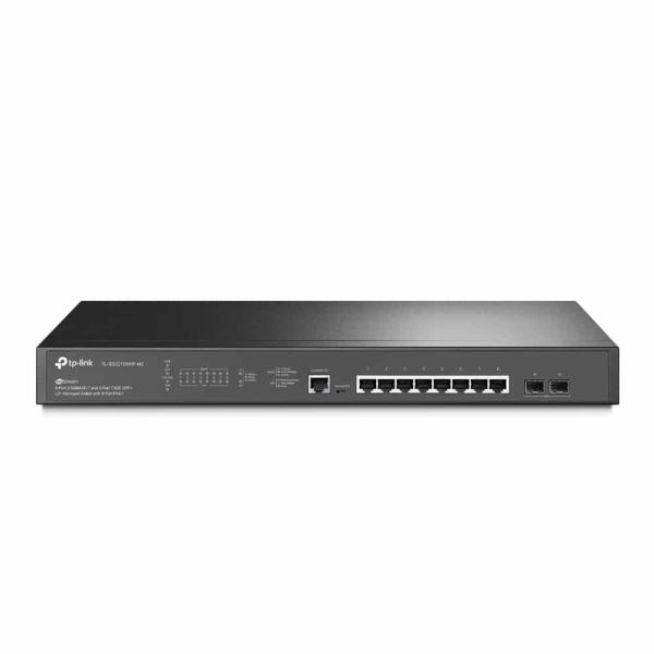 Switch TP - Link JetStream 8 Portas 2.5G, 2 Portas 10GE SFP+ L2+ c/ PoE+ 8 portas — Recondicionado