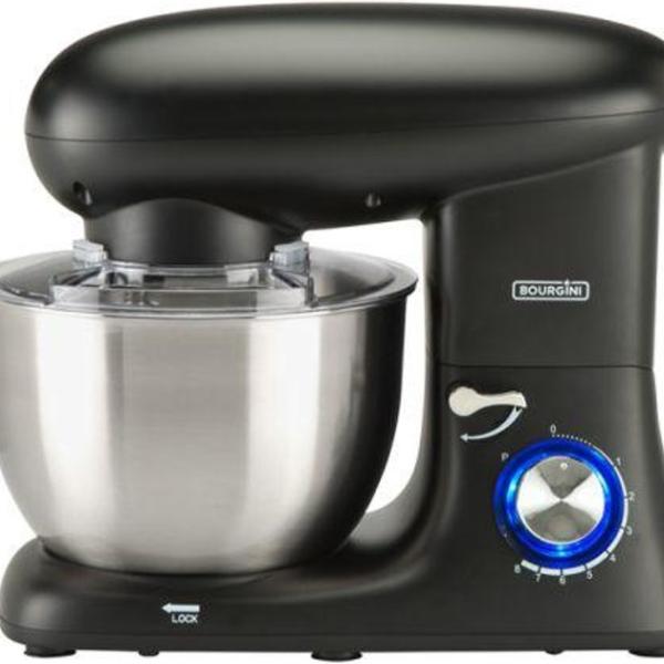 Robot de Cozinha KITCHEN CHEF PLUS 5,5L 1400W (Preto) - BOURGINI