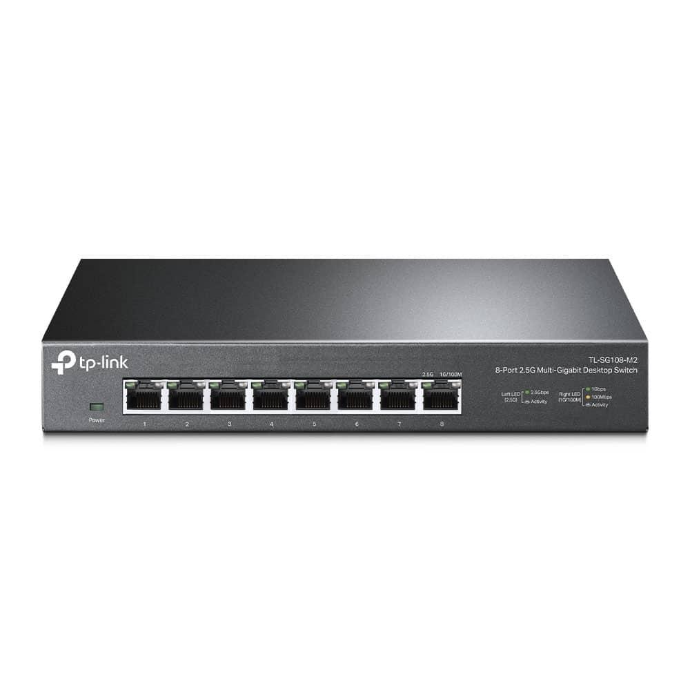 Switch TP - Link TL - SG108 - M2 de 8 portas 2.5G recondicionado