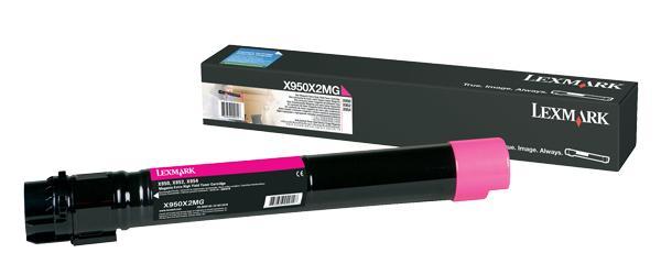 Toner Lexmark Magenta XS955de 22.000 pgs