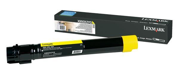 Toner Lexmark Amarelo XS955de 22.000 pgs