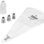 Saco de Pasteleiro c/ 5 Bicos de Pasteleiro (Inox) - KAISER