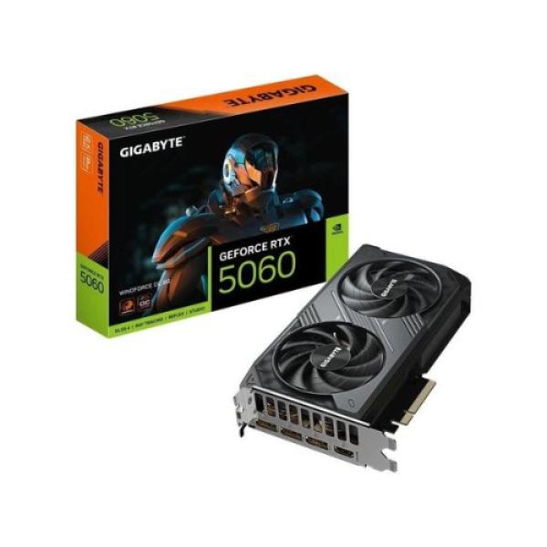 Placa Gráfica Gigabyte RTX 5060 Windforce OC 8GB — Recondicionada