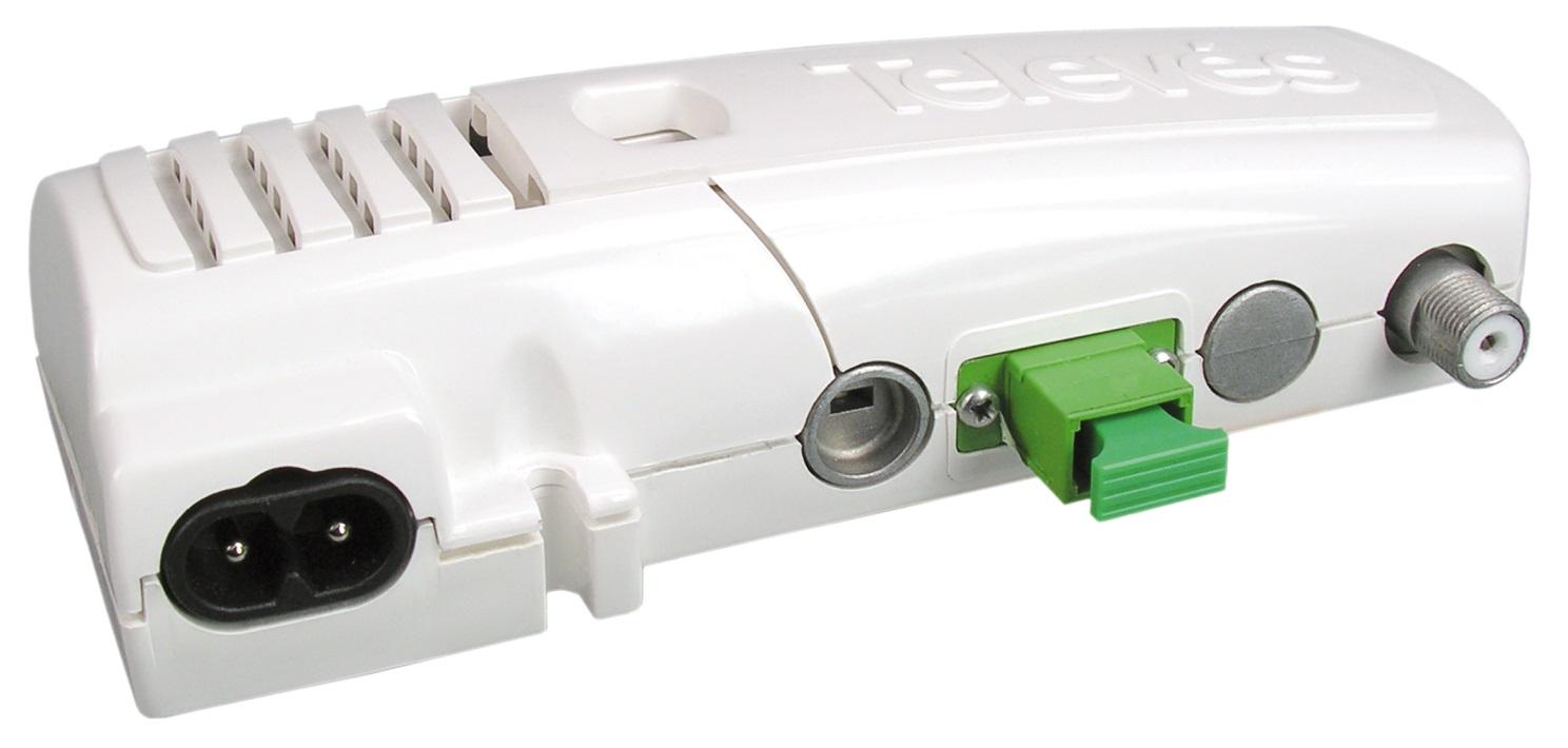 Micro - Receptor Óptico de Vivenda MATV Tecnologia OLC c/ Amplificação - TELEVES