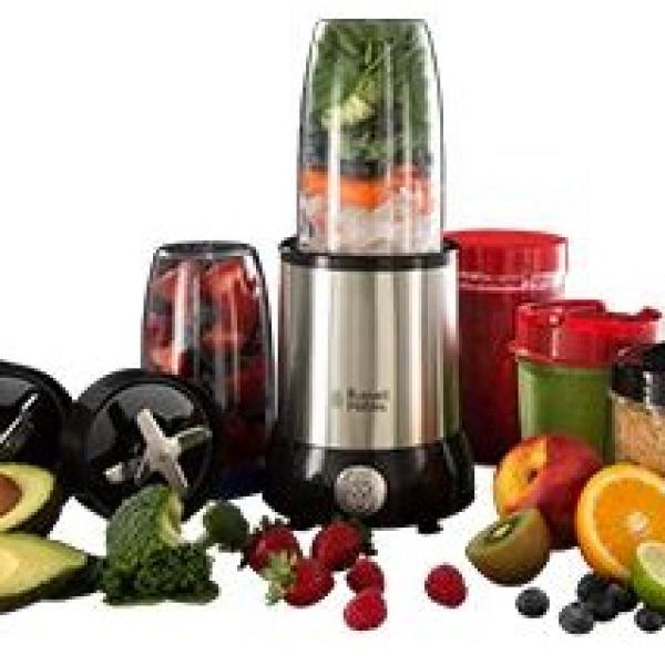 Liquidificador de Mesa 0,7L 700W Nutri Boost (Preto/Prateado) - RUSSELL HOBBS