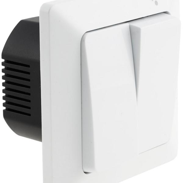 Interruptor Duplo Inteligente s/ Fios Wi - Fi 220V 10A 2000W - MILOS