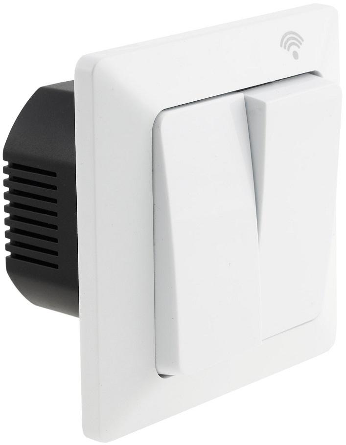 Interruptor Duplo Inteligente s/ Fios Wi - Fi 220V 10A 2000W - MILOS