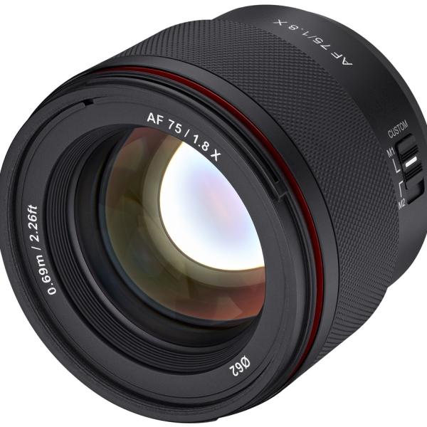 Objetiva AF 75mm f/1.8 p/ Fujifilm X - SAMYANG