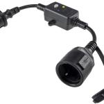 Cabo Adaptador de Proteção de Corrente Residual contra Sobrecargas (IP44)