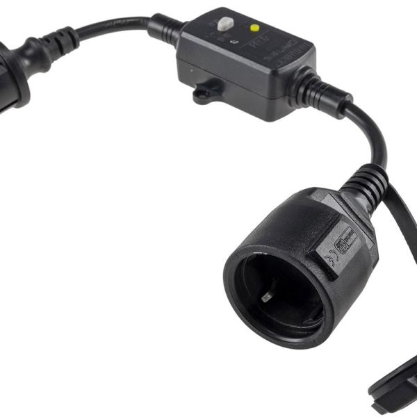 Cabo Adaptador de Proteção de Corrente Residual contra Sobrecargas (IP44)
