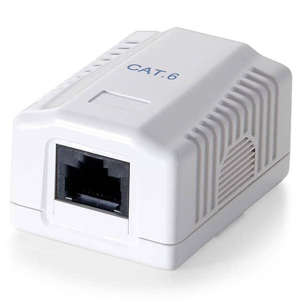 Tomada Equip 1 porta RJ45 UTP Cat6 — Recondicionada