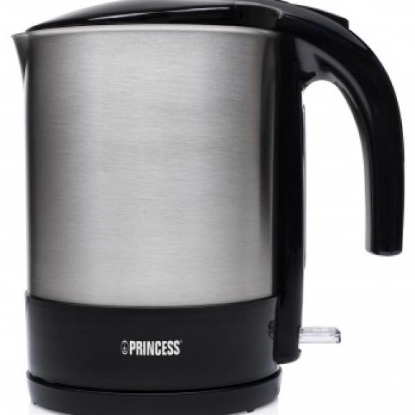 Jarro Elétrico 1,7L 2200W (Inox/Preto) - PRINCESS