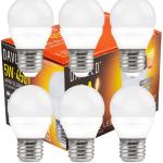 Pack 6x Lampadas LED 220V E27 5W Branco Q. 3000K 450Lm