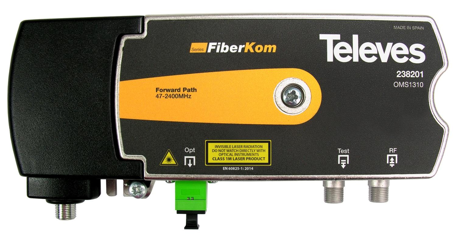 Transmissor Óptico FiberKom SMATV (Sem Canal de Retorno) - TELEVES