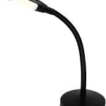 Candeeiro de Mesa Recarregável Flexível MOVE LED 1W 100Lm 3000K c/ Controlo Touch (Preto) - O.N