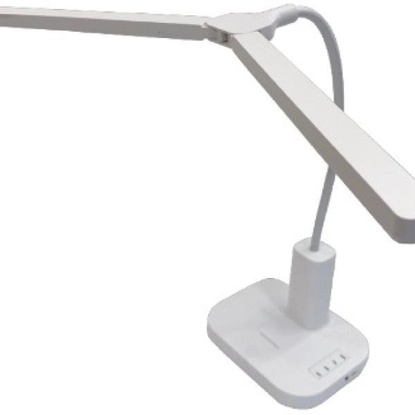 Candeeiro Mesa Recarregável FLOWER LED 2W 250Lm 3000/4000/6500K c/ Controlo Touch (Branco) - O.N