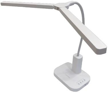 Candeeiro Mesa Recarregável FLOWER LED 2W 250Lm 3000/4000/6500K c/ Controlo Touch (Branco) - O.N