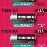 Pilha Alcalina 12V 23A - TOSHIBA