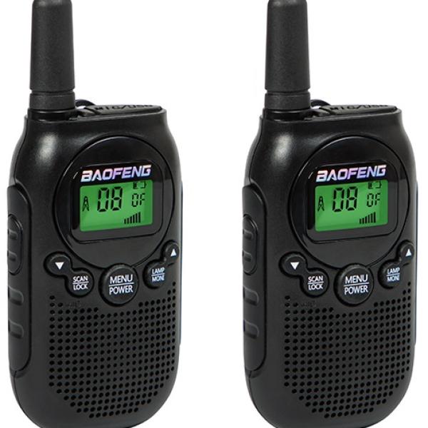 Intercomunicadores Walkie Talkies BF - T6 PMR 3Km (8 Canais) - BAOFENG