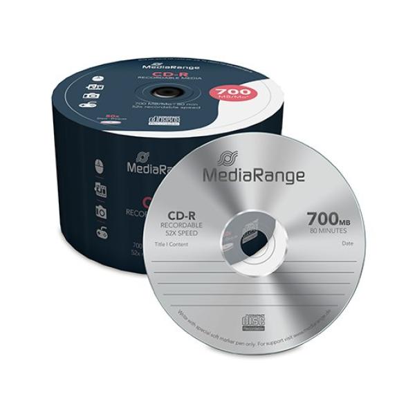 MEDIARANGE CONSUMABLE CD - R MR207 700MB 50PCS