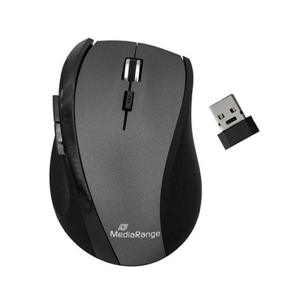 RATON OPTICO MEDIARANGE MROS203 WIRELESS BK - GREY