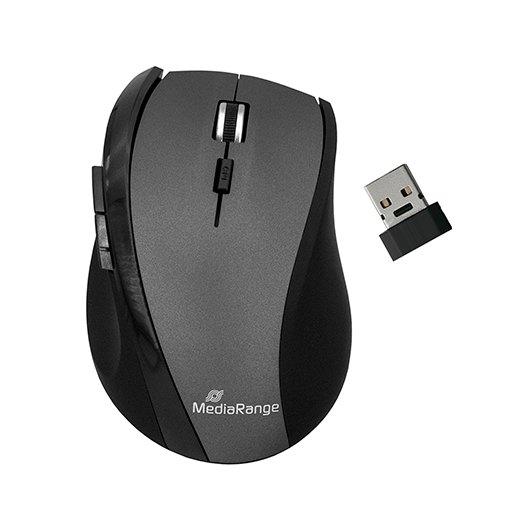 RATON OPTICO MEDIARANGE MROS203 WIRELESS BK - GREY