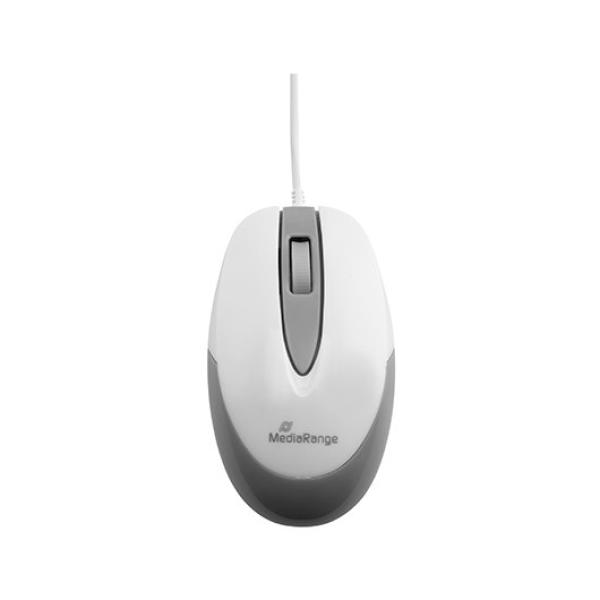 RATON OPTICO MEDIARANGE MROS214 WHITE - GREY