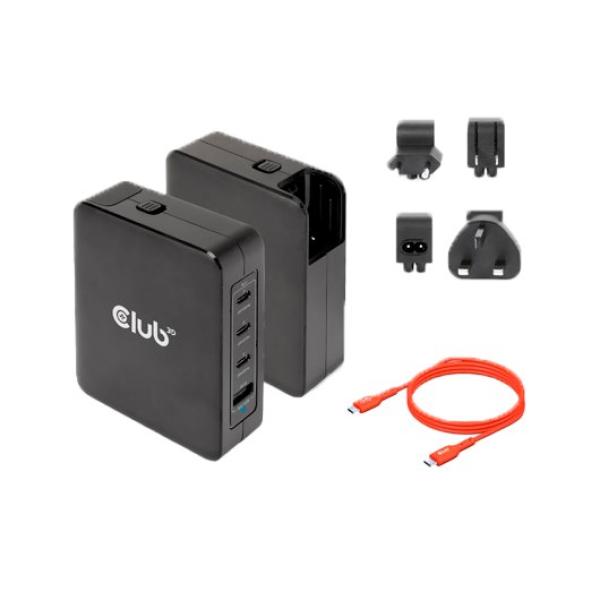 CLUB3D GAN 140W INTERNATIONAL TRAVEL CHARGER