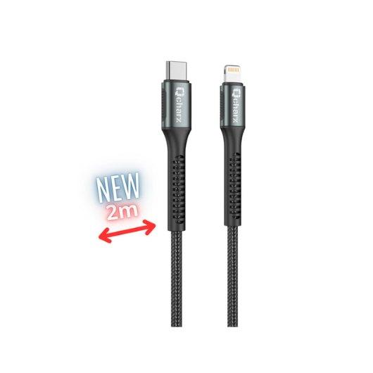 CABLE QCHARX PRAGUE LIGHTNING 2M