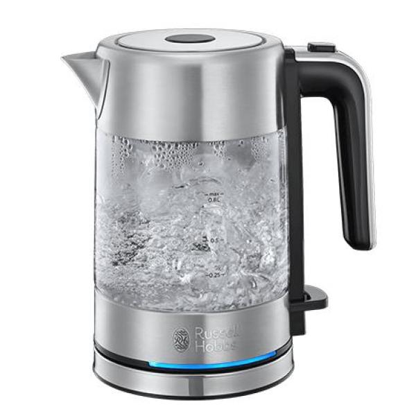Chaleira Elétrica 0,8l 2200W 24191 - 70 (Preto, Inox, Transparente) - RUSSELL HOBBS