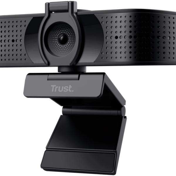 Webcam Teza 4K Ultra HD 2160p (Preto) - TRUST