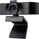 Webcam Teza 4K Ultra HD 2160p (Preto) - TRUST