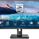 Monitor Profissional Philips S - Line 242S1AE 23.8" Full HD Multimídia Regulável em altura Preto
