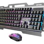 Pack Rato e Teclado Gaming Set PT (Preto) - INNJOO