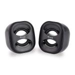 Mini Colunas Equip Life USB 6W Speaker Preto — Recondicionado