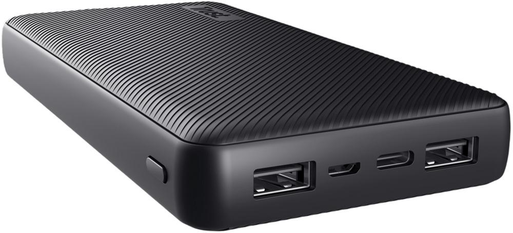 Powerbank Primo (USB - C + 2x USB - A + Micro - USB) 20000mAh (Preto) - TRUST