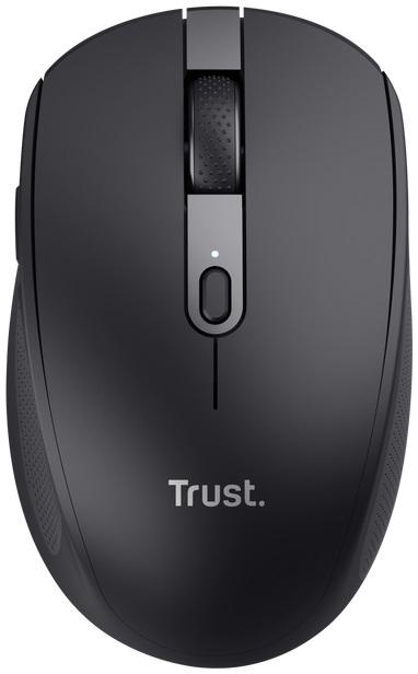Rato RF Wireless/Bluetooth Ótico Ozaa 3200DPI (Preto) - TRUST