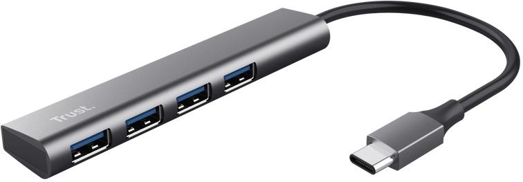 Hub Halyx USB - C 4 - EM - 1 (4x USB - A) - TRUST