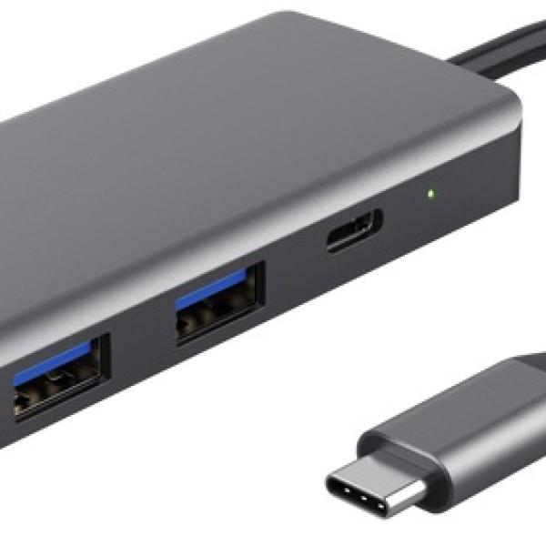Hub USB - C Dalyx 6 - EM - 1 (HDMI / RJ45 / 2x USB / 2x USB - C) - TRUST